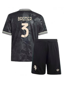 Juventus Gleison Bremer #3 Replika Tredje Kläder Barn 2025-26 Kortärmad (+ byxor)